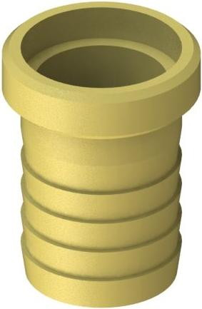 Schlösser JS Aansluitstuk 1 1/4" x 1 1/4" messing