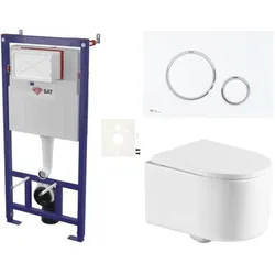 SAT Wand-WC-Set für Trockenbau/Vorwandmontage SIKOSSTOR7276K