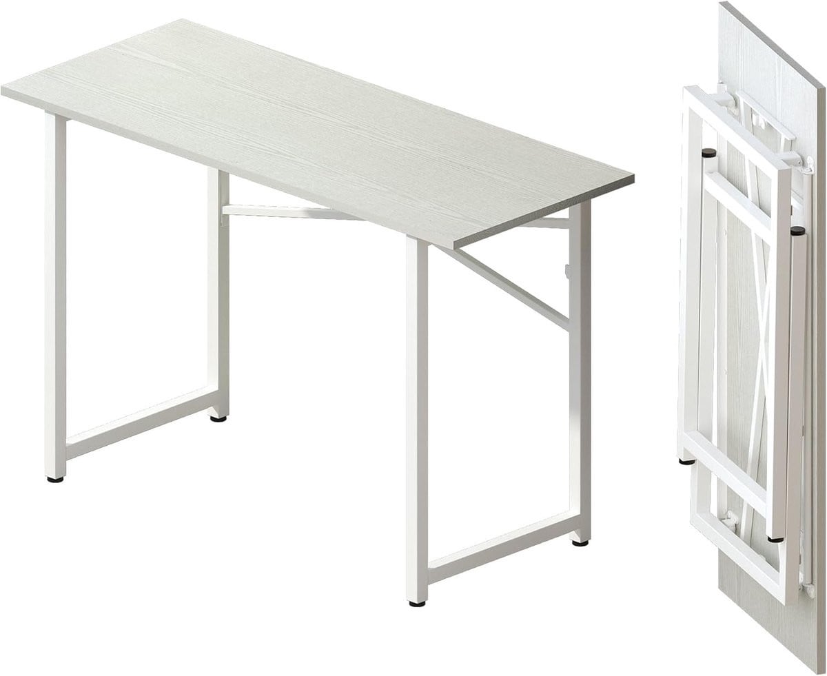 SnelShoppen Inklapbaar Bureau 120 cm Wit