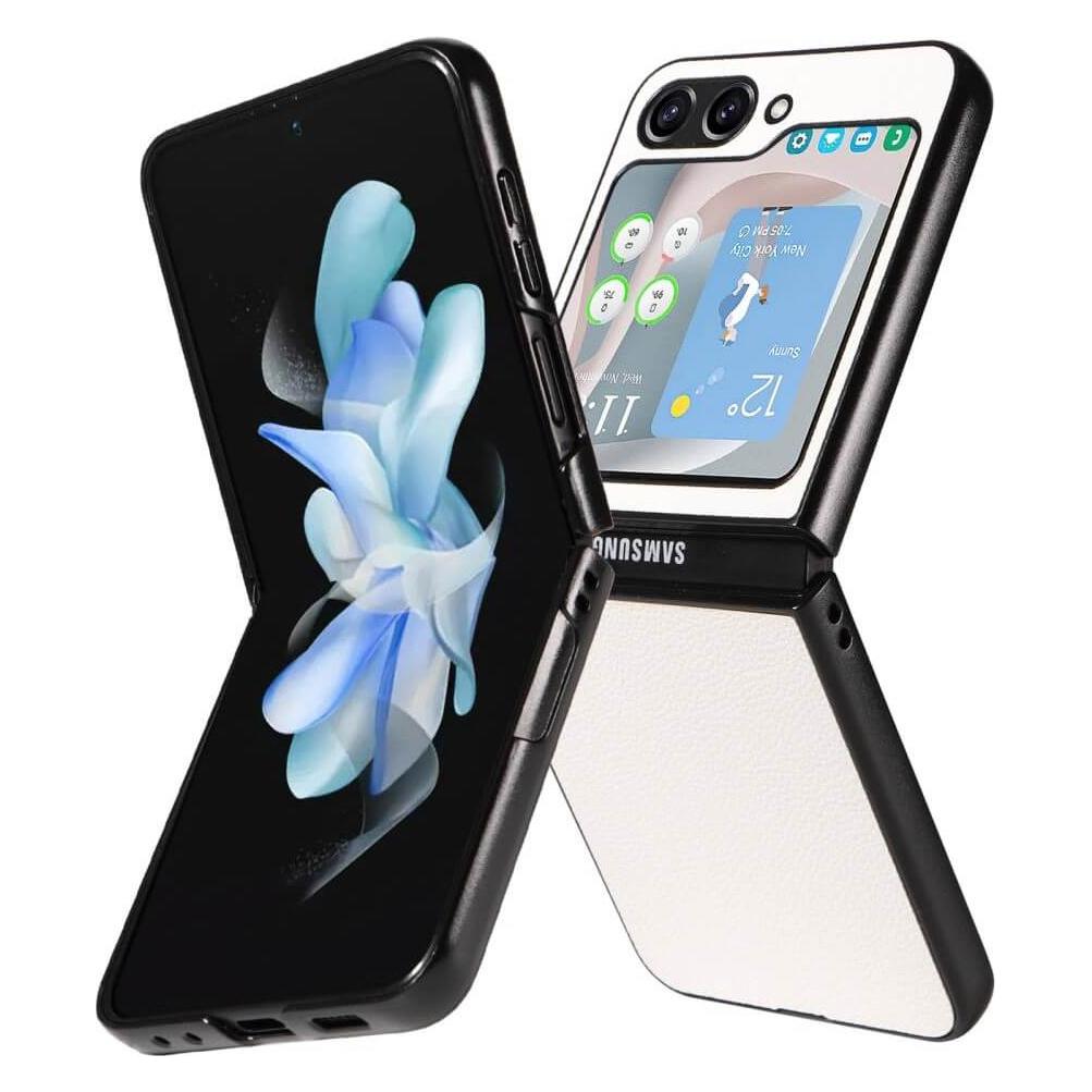 Cover-Discount Galaxy Z Flip5 - Hybrid Schutzhülle weiss (Samsung Galaxy Z Flip5) (660149252A)