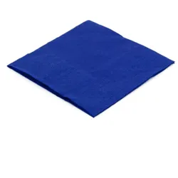 MONOUSO - Cocktail-Servietten aus Papier 20x20cm 2-lagige Blau (100 Stück)