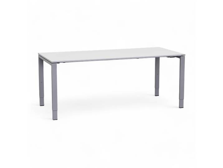 Ergonomischer Schreibtisch Tradingzone Smartline 180x80 cm, Lichtgrau/Silbergrau, Neu, Tisch - ideal fürs Homeoffice oder Büro