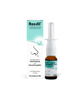 axicorp Pharma GmbH AZEDIL 1 mg/ml Nasenspray Lösung 5 ml 14270884