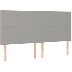 vidaXL, Boxspringbett, Leni Plain design (200 x 200 cm)