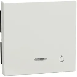 Merten 435819 Wippe mit Kontrollfenster und Aufdruck Klingel, polarweiß glänzend, System M
