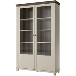 VITRINE EVANDRO 200 / 126 cm in Beige