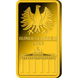 Goldbarren-Set Bundesbarre & Freiheit