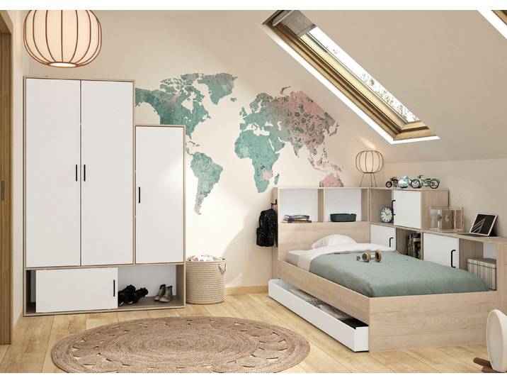 Gami Schlafzimmer-Set, Ideal für Kinder und Jugendzimmer
