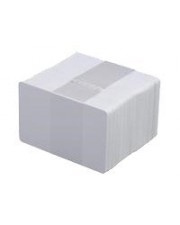 Evolis Classic Blank Cards Polyvinylchlorid PVC 20 mil weiß 100 Karten Karte Packung mit 5 für Dualys Basic Mag ISO Pebble Tattoo 2 TATTOO2 (C4002)