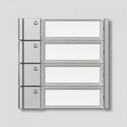 SIEDLE Ruftastenmodul Bus 4RT si TM 700-4-0 SM 99x99x26mm