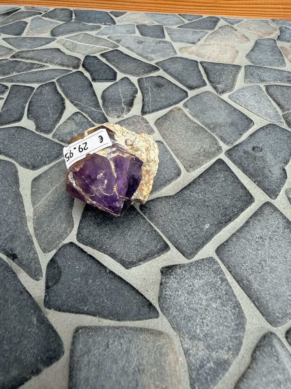 GemWood - Ruwe Amethist Punt