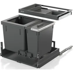 Müllex Abfall-Einsatzsystem X-LINE X60 M7 Premium, Abfalleimer, Grau