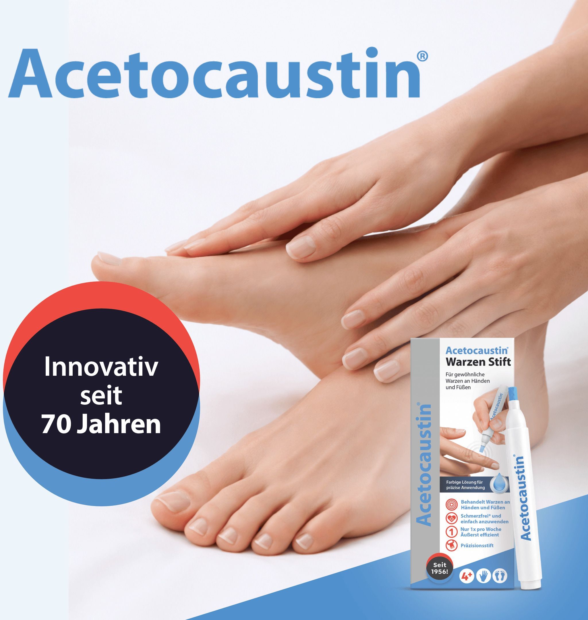 Acetocaustin Stift gegen Warzen 3 ml Stifte
