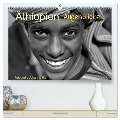 Äthiopien Augenblicke (hochwertiger Premium Wandkalender 2027 DIN A2 quer), Kunstdruck in Hochglanz
