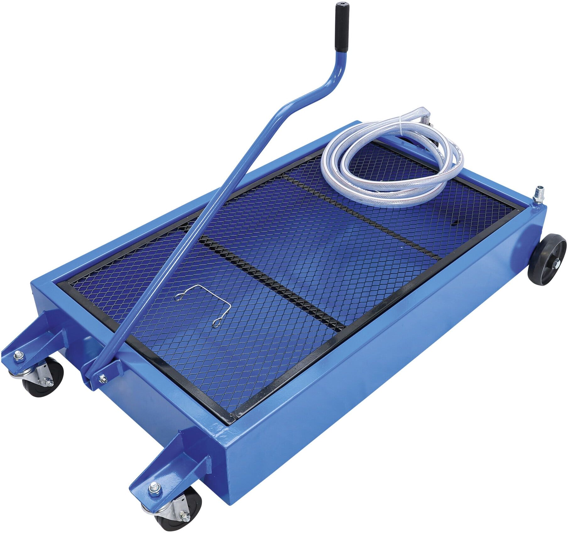 BGS Öl-Auffangwanne fahrbar 55 l Kurbel-Handpumpe ; BGS technic (70153)