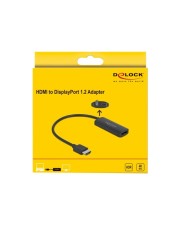 Delock HDMI Adapter Stecker auf DP Buchse Digital/Display/Video (63206)