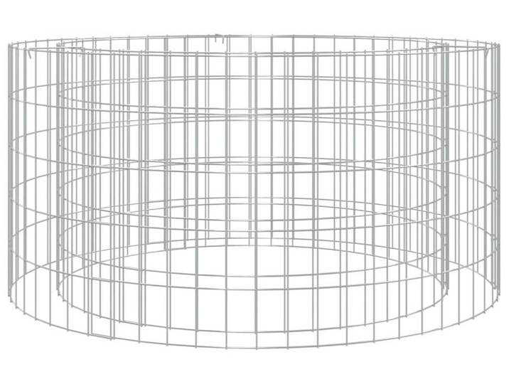 vidaXL Gabionen-Feuerstelle Ø 100 cm Verzinktes Eisen