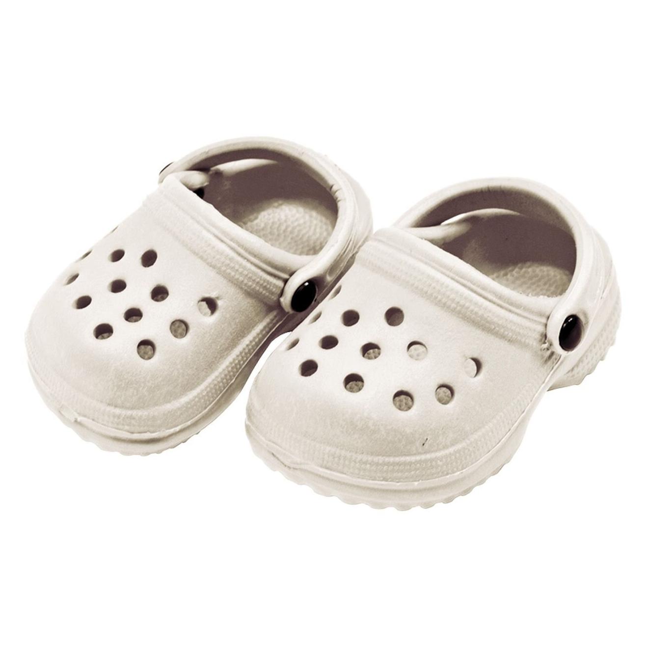 Heless Puppen-Clogs, beige gross, Gr. 38-45 cm (2012)