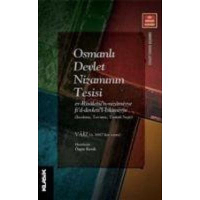Osmanli Devlet Nizaminin Tesisi, Taschenbuch von Tayfun Atmaca, Kültür Ajans Yayinlari, 978-975-24-8450-4