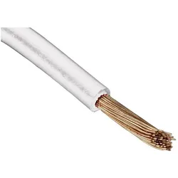 RS PRO, Kabelleitung, UL11028 Hook-up wire 24AWG White 100m (100 m)