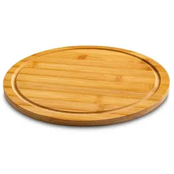 Schneidebrett Ø 25 cm Braun