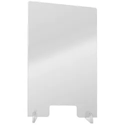 EICHNER Nies- und Spuckschutz / Trennwand 60 x 20 x 100 cm transparent, 60x100x20 cm