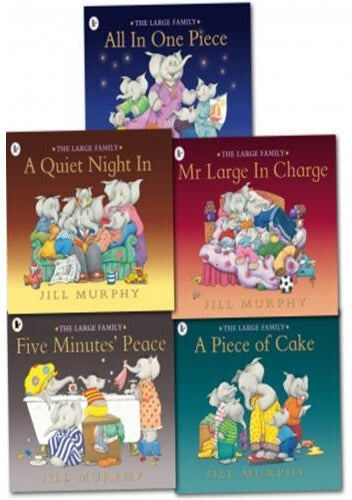 Walker Books Large Family Collection Jill Murphy 5 Books Set Children illustrated Flats