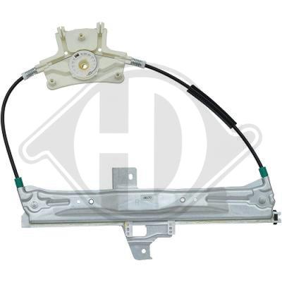 DIEDERICHS Fensterheber hinten rechts 4243122 für Peugeot