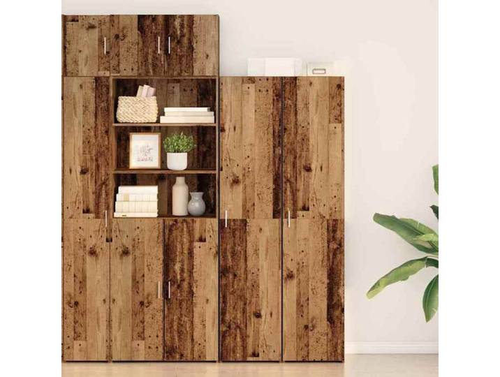 NEW 2026  Haut Armoire Classique Buffet haut pour salon Bois ancien 40x42 5x185 cm L3778