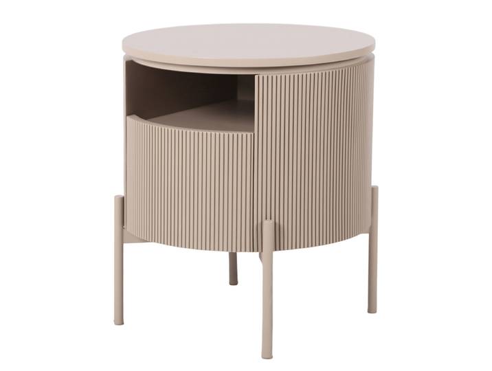 Table d’appoint RARMA Ø 48cm Beige