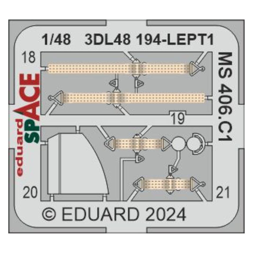 Eduard MS 406.C1 SPACE (3DL48194)