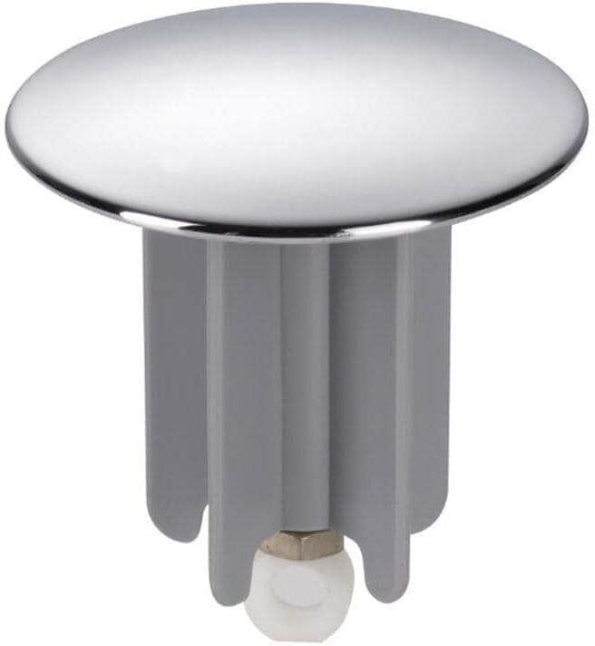 Waschbeckenstöpsel DIAQUA "Ø 63.7 mm Universal-Stopfen", grau (chrom), Messing, Stöpsel, Waschbeckenstöpsel chrom Einheitsgröße