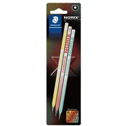 Staedtler 3er-Set Bleistifte »NORIX« HB schwarz