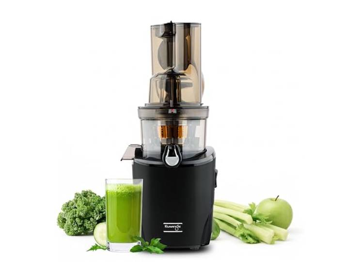 Kuvings - Entsafter REVO830 – Doppelmund, automatisches Schneidesystem – Schwarz