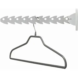 Hakenleiste Pescetto Silber, klappbar