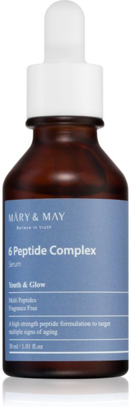 Mary&May 6 Peptide Complex intensives regenerierendes Serum mit Antifalten-Effekt 30 ml