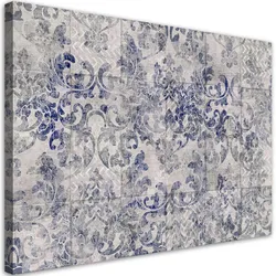 WANDBILD mosaik blau