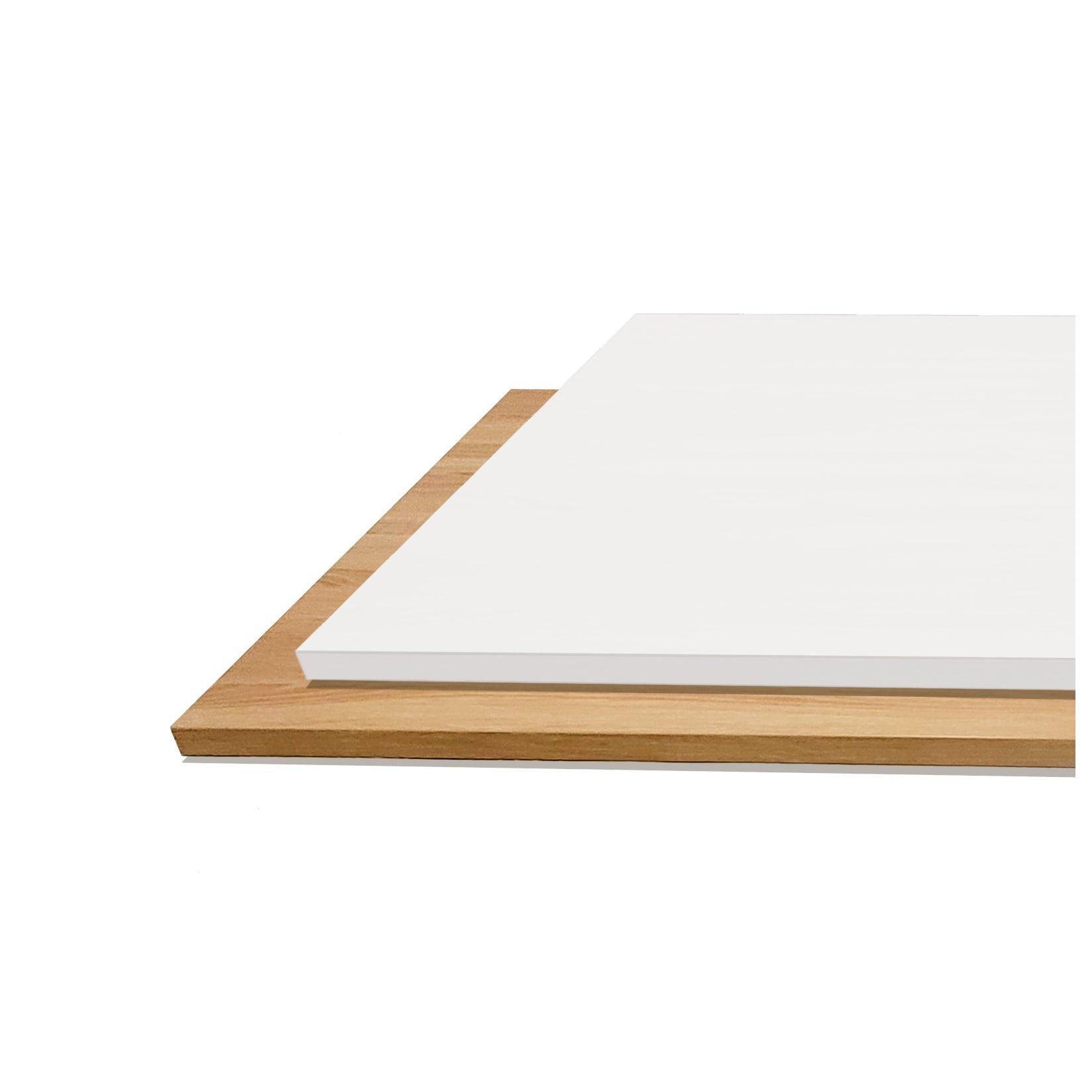Schaff Tischplatte Eiche oder Platinweiß 120x80 cm oder 140x80 cm120x80 Weiß