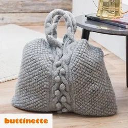 Strickanleitung – Shopper aus Woll Butt Filzwolle