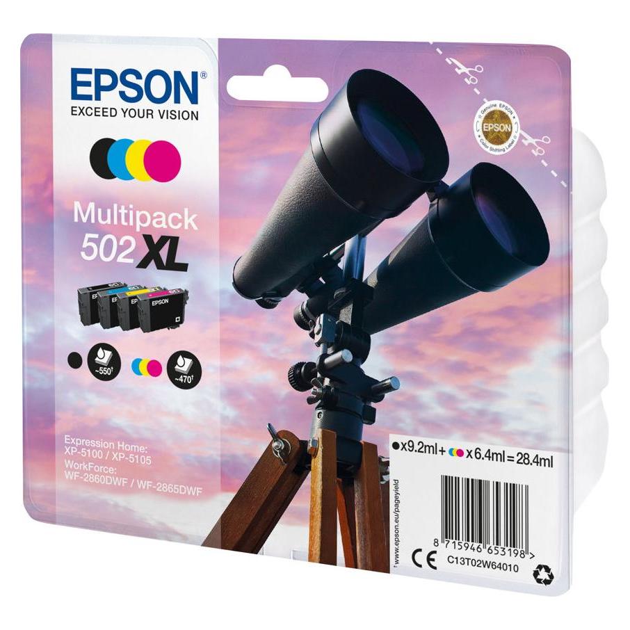 Epson Multipack, 4colours, 502XL, EasyMail (C13T02W64510)