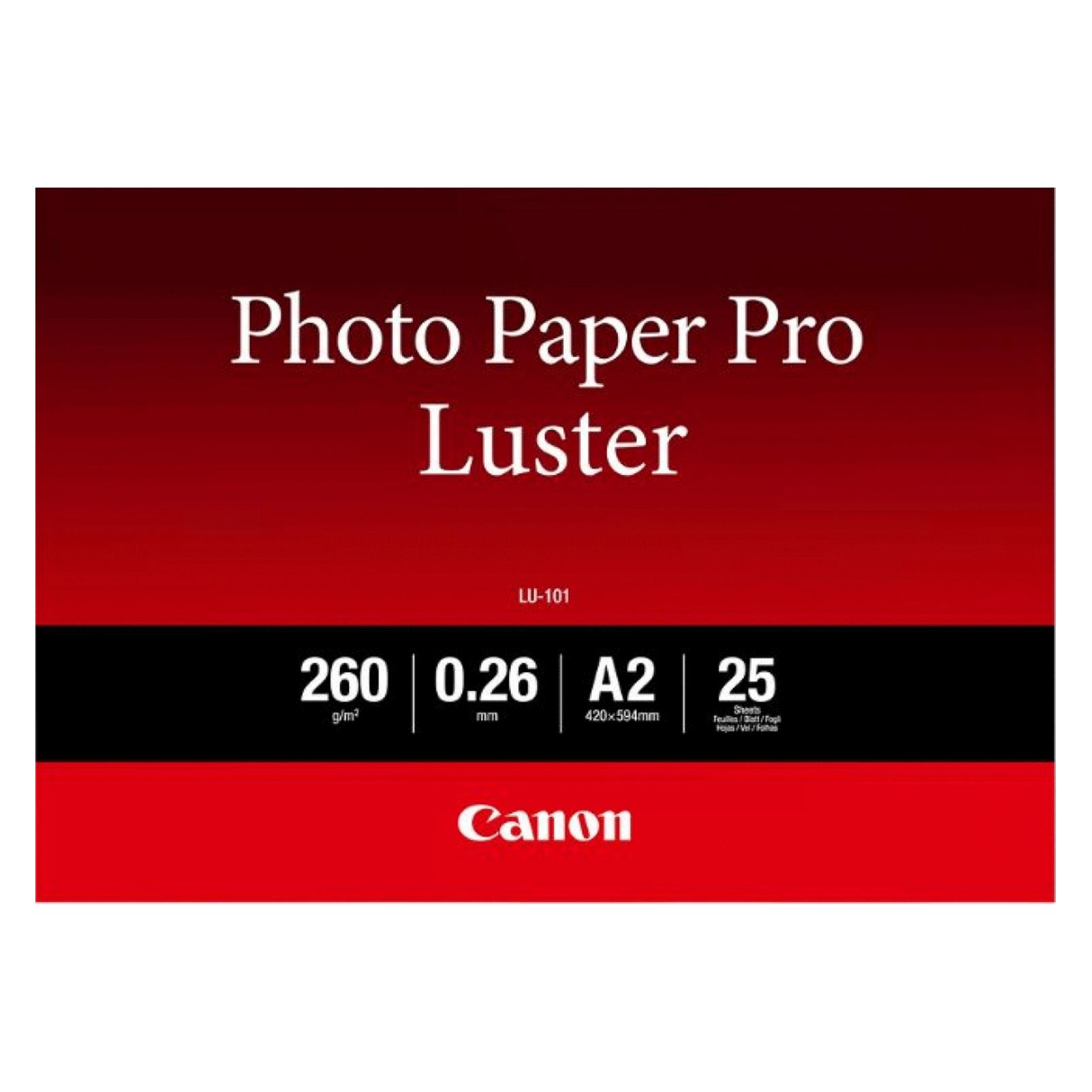 Canon LU-101 Pro Luster (260 g/m², A2, 25 Stk.) (6211B026)