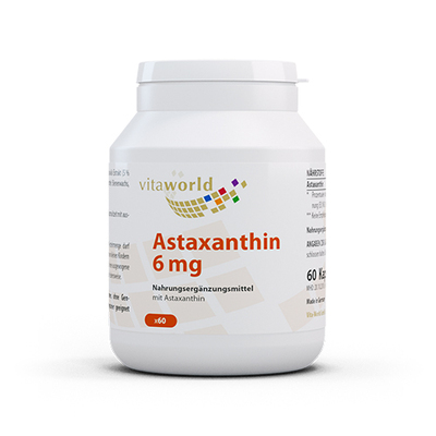 Vita World GmbH ASTAXANTHIN 6 mg Kapseln 60 St 09719247