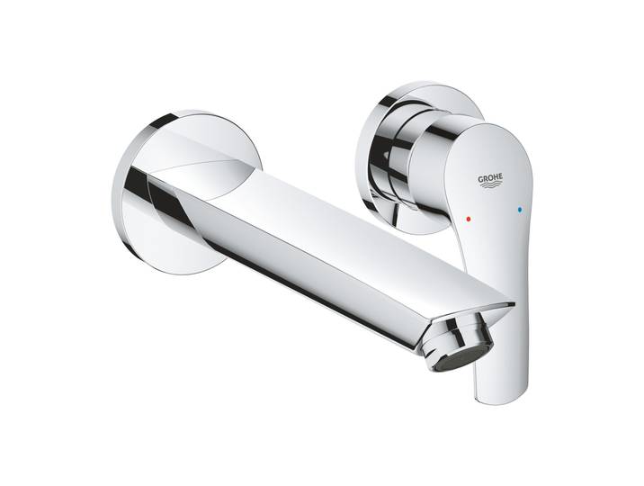 EUROSMART Mitigeur monocommande de lavabo, 2 Trous, Chrome (29338003)
