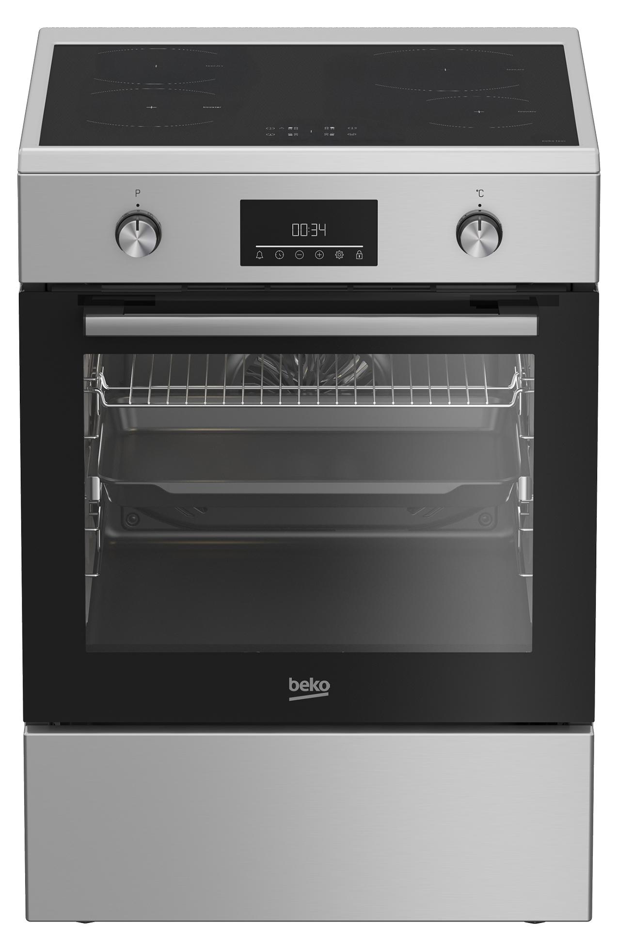 Beko FBSM69301SXT Standherd 72 l 8 Programme LED-Display