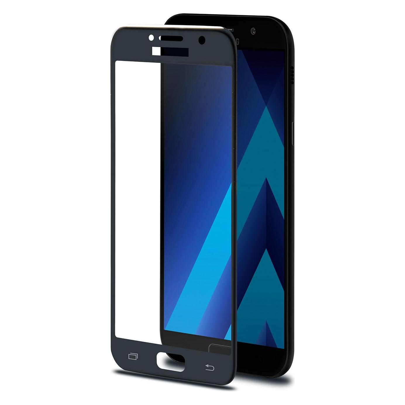 Celly 3D Glas Klar Samsung Bildschirmschutzfolie 1 Stück (1 Stk., Samsung Galaxy A3 (2017)) (3DGLASS643BK)