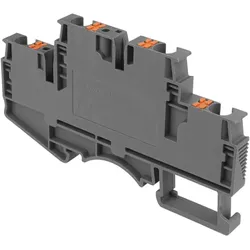 Reihenklemme 4mm2 4 Leiter Doppelstockklemme Etagenklemme Grau DSKK4-01P-11-00A(H)