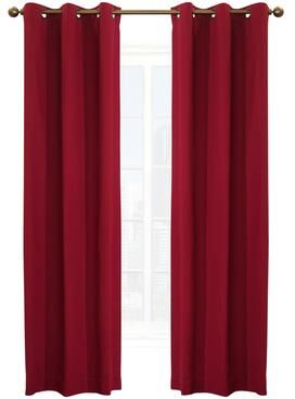 ThermaLogic Weathermate Insulated Cotton Grommet Curtain Panel - Pair