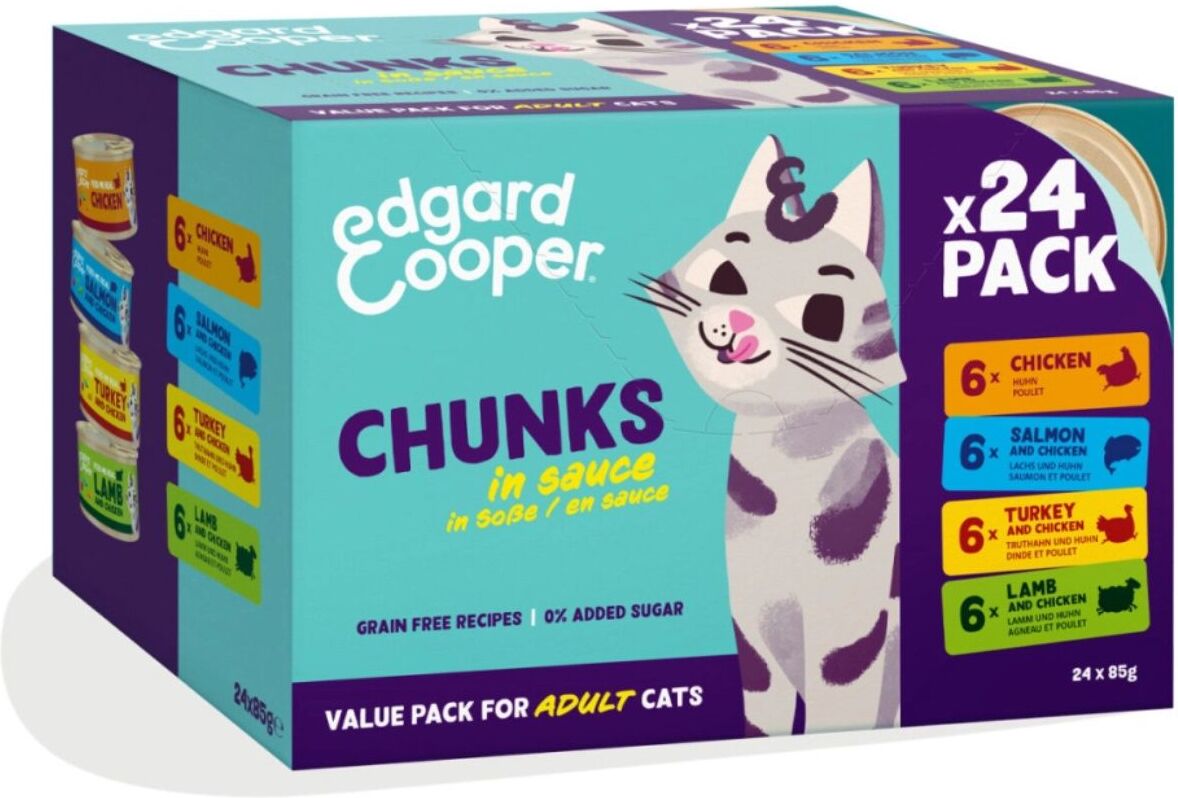 Edgard &amp; Cooper Edgard & Cooper Multipack Bocconcini in Salsa 24 x 85 g