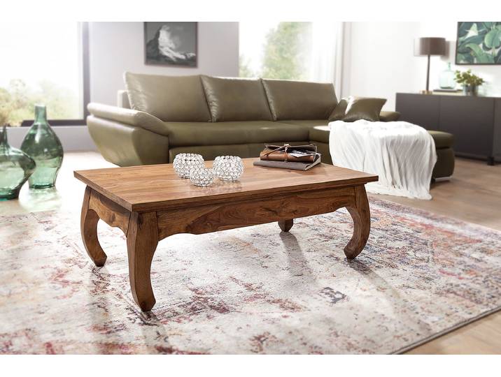 Table basse massive Dardenne 110cm Marron