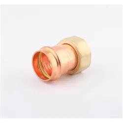 Magni, Rohrverbindungstechnik, HS Verschraubung Press Copper AQUAGAS V 35mmx1 1/2, IG, Messing (Pressverbindung)